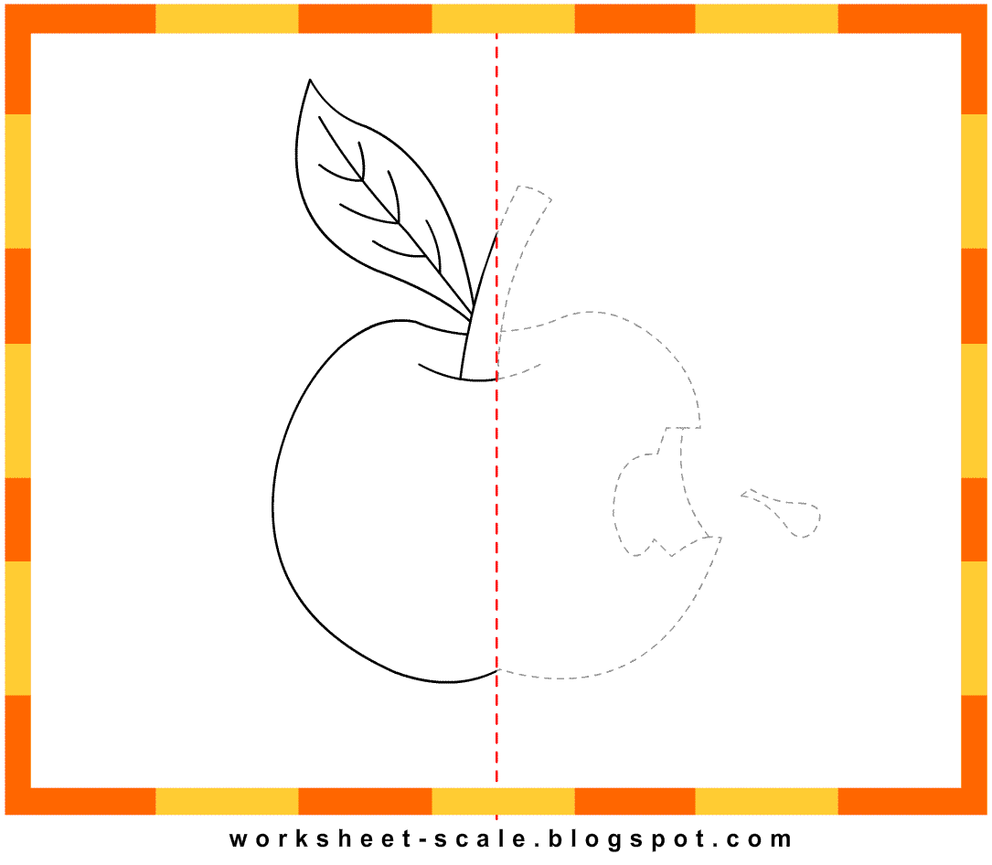 Absolutely free Printable Drawing worksheets for youngsters: Apple worksheet photograph relating to Free Printable Apple Worksheets named Cost-free Printable Drawing worksheets for young children: Apple worksheet