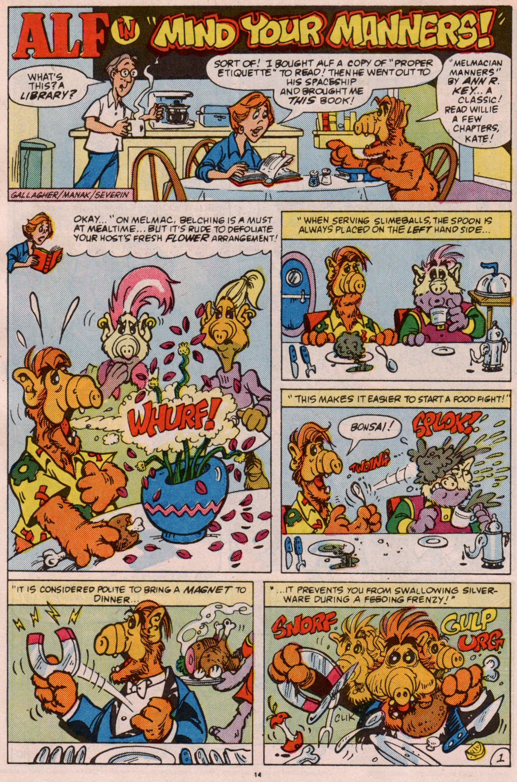 Read online ALF comic -  Issue #5 - 13