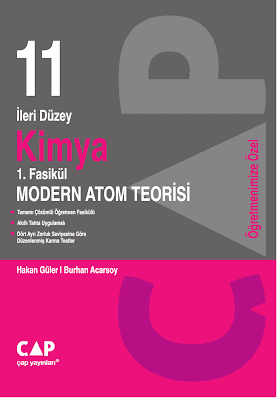 Çap 11. Sınıf Kimya 1. Fasikül Modern Atom Teorisi PDF indir