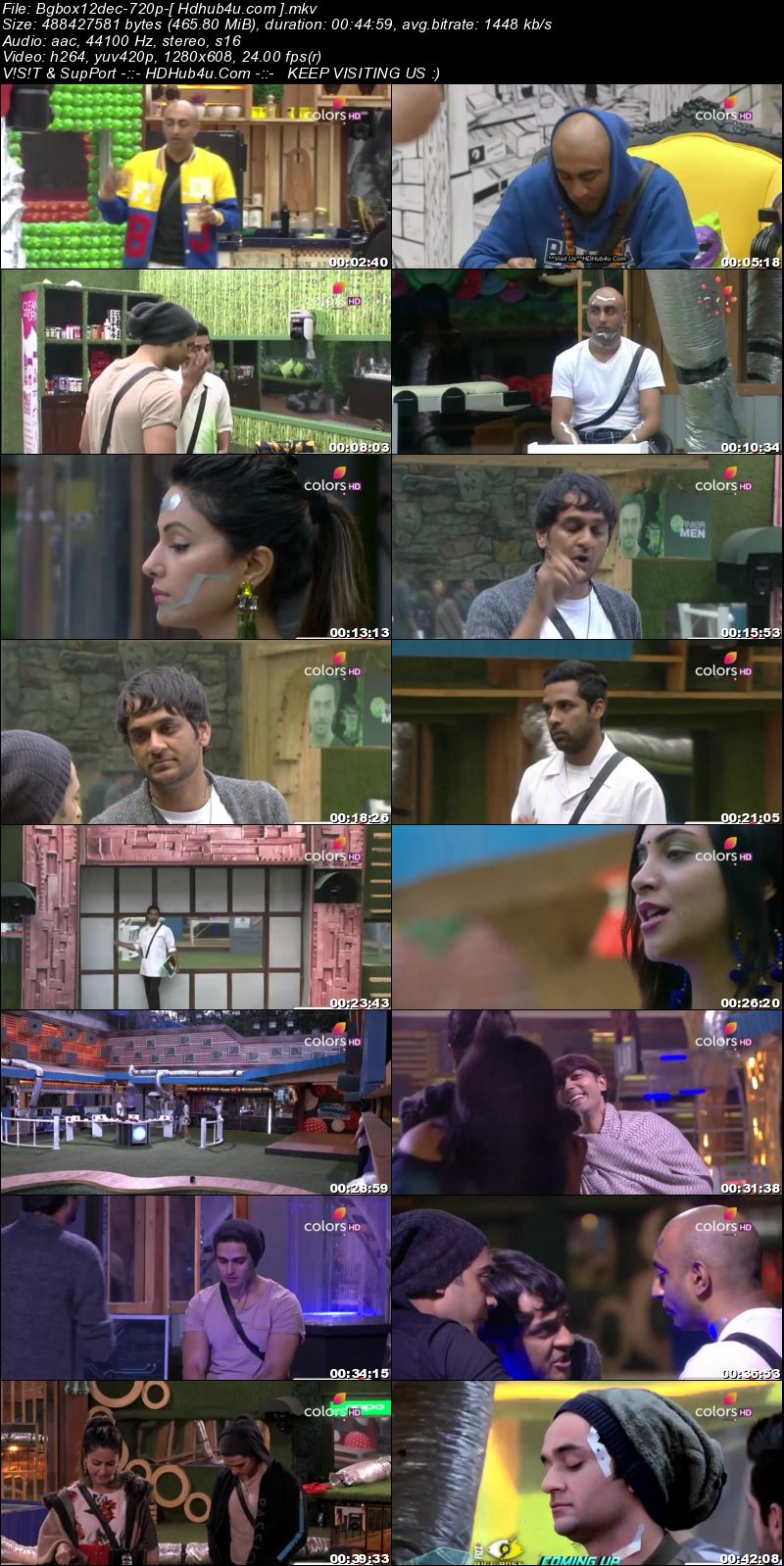 Bigg Boss S11E73 12th December 2017 HDTV 480p 200MB Download