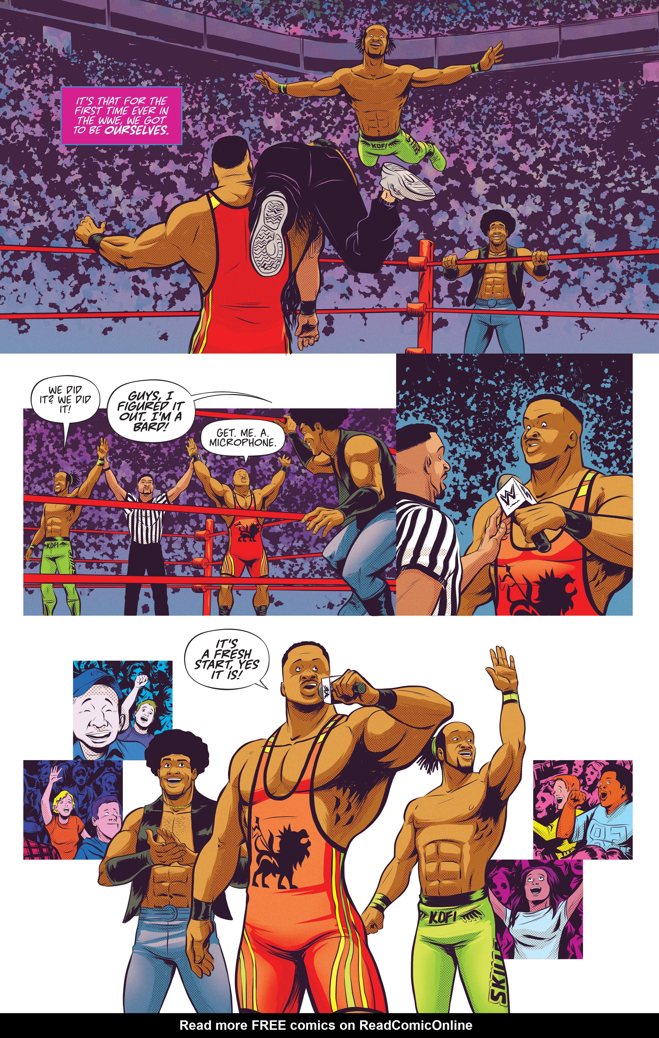 Read online WWE The New Day: Power of Positivity comic -  Issue #1 - 47