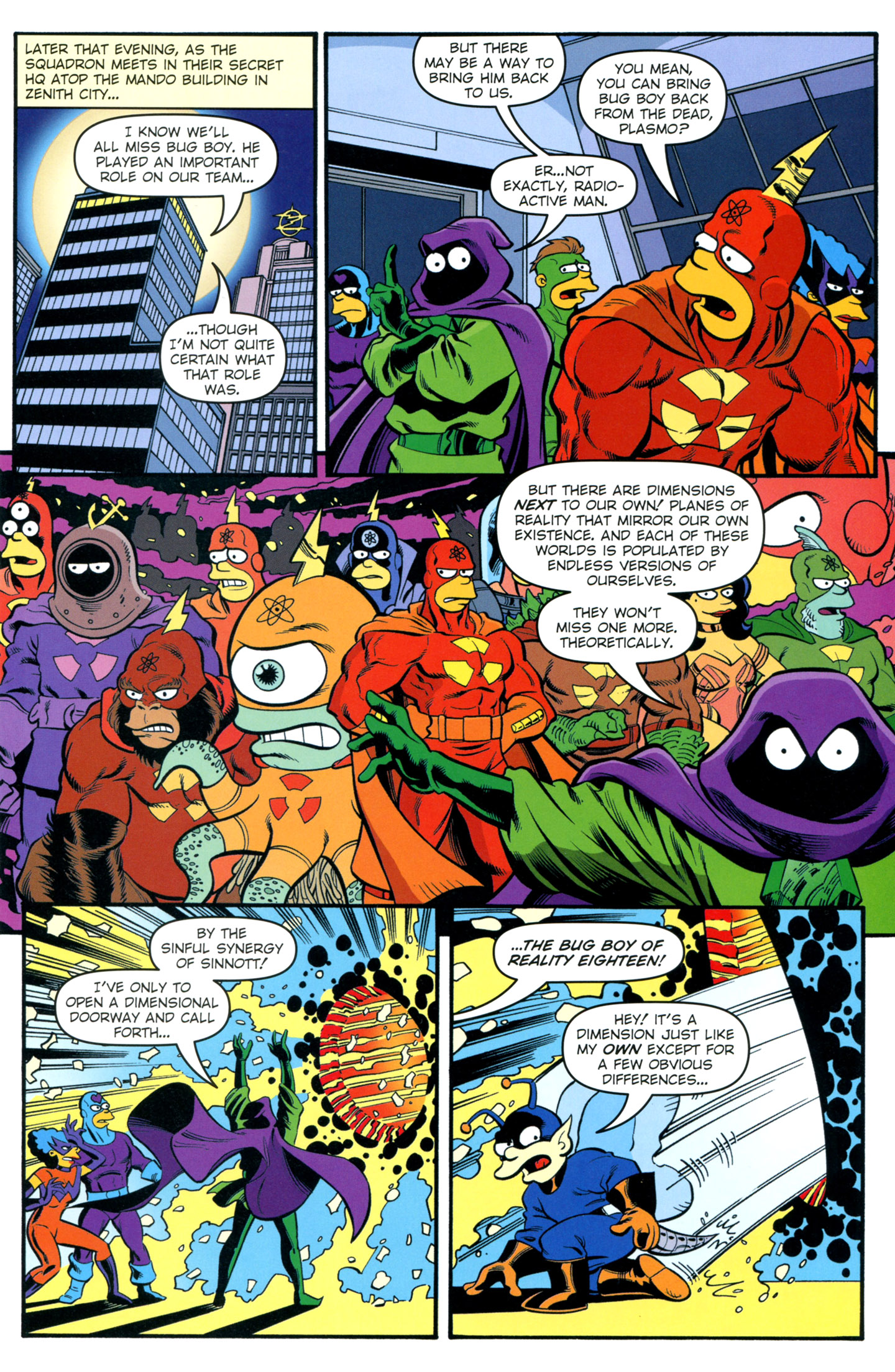 Read online Bongo Comics Presents Simpsons Super Spectacular comic -  Issue #16 - 21