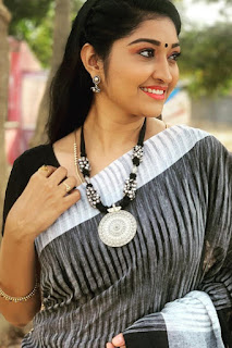 Serial Actress Neelima rani latest beautiful saree photoshoot Serial Actress Neelima rani latest beautiful saree photoshoot