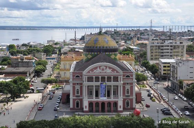 Manaus, Brazil Manaus, Brazil, view over the Opera