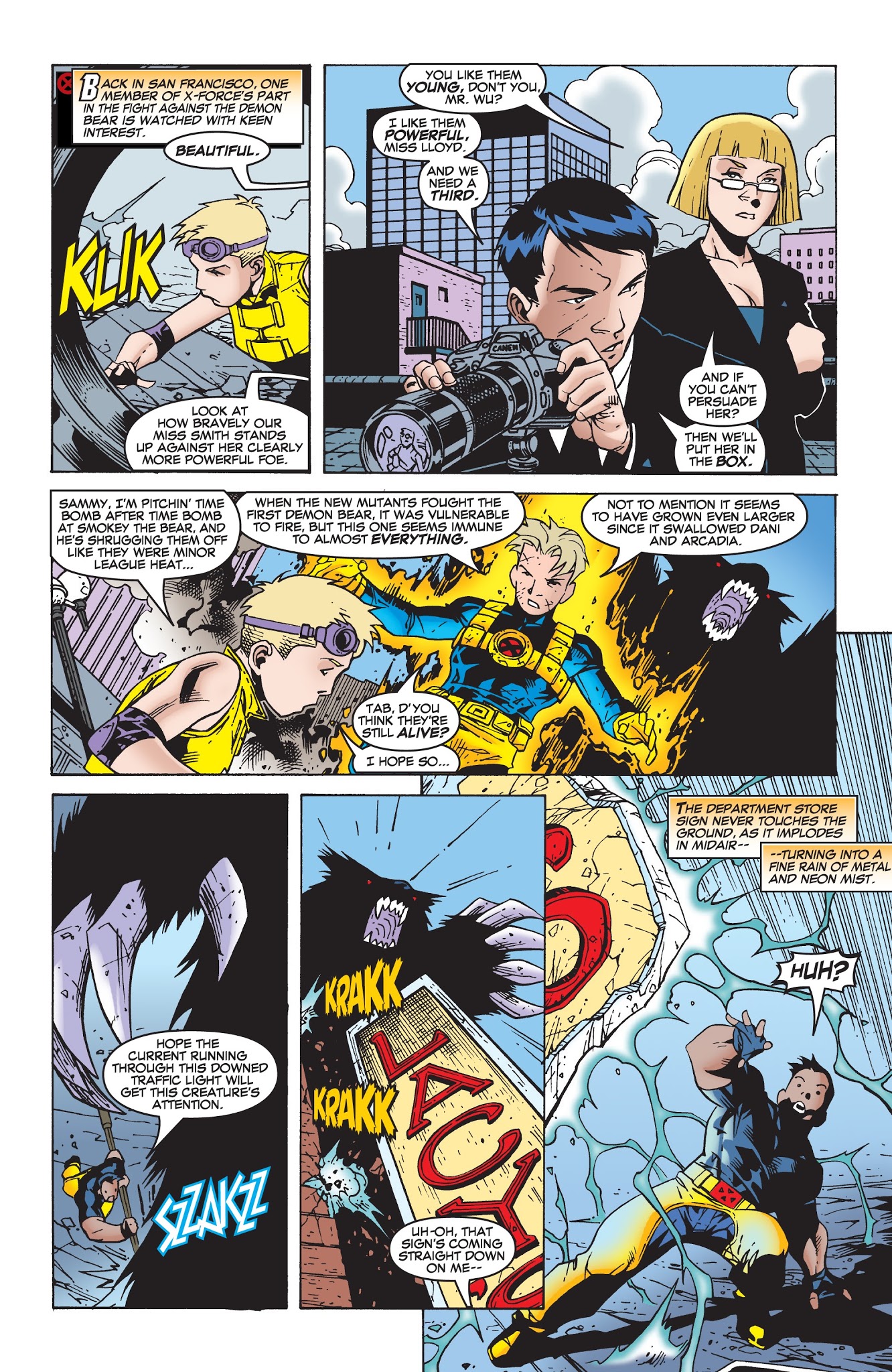 Read online The New Mutants: Demon Bear comic -  Issue # TPB - 98