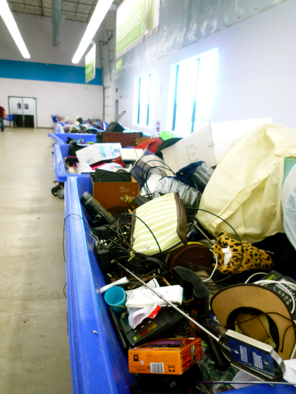 Tales of New York City Goodwill Blue Hanger // thrift 'store' in Austin