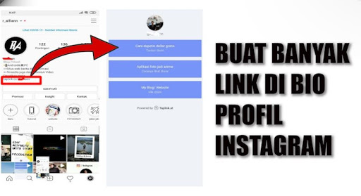 Cara membuat banyak link di bio profil instagram