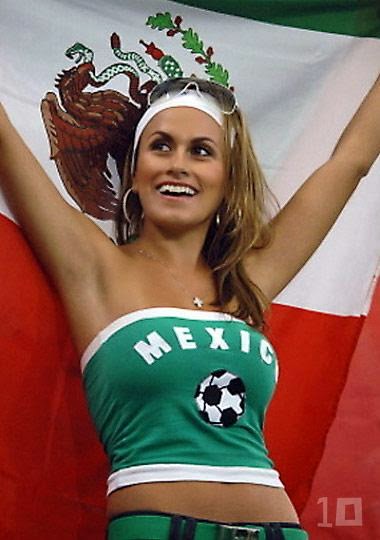 World Cup Brazil 2014: sexy hot girls football fan, beautiful woman supporter of the world. Pretty amateur girls, pics and photos  México mexicanas
