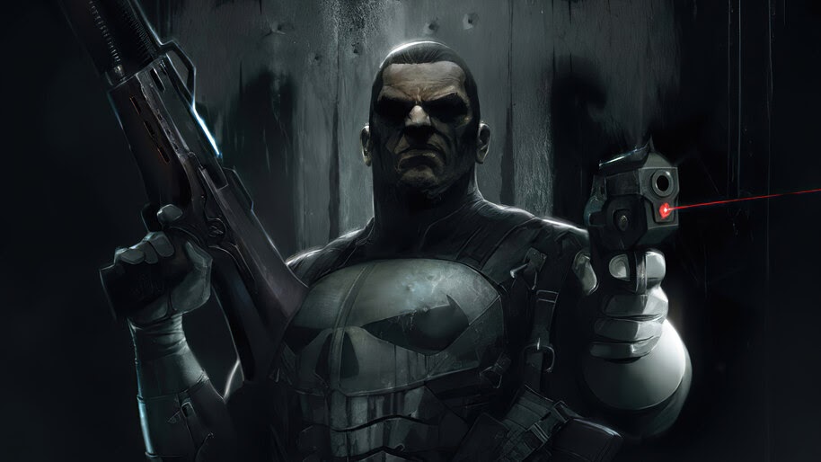 Punisher, Guns, Marvel, Anti Hero, 4K, #6.2152