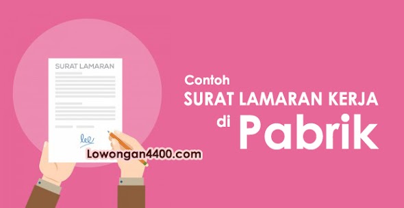 Contoh Surat Lamaran Kerja Di Pabrik Garmen