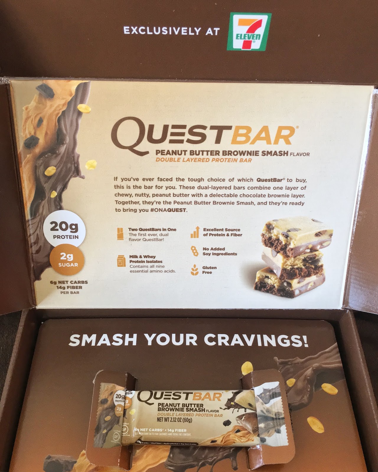 Carlee McDot REVIEW Quest Bars {Peanut Butter Brownie Smash}