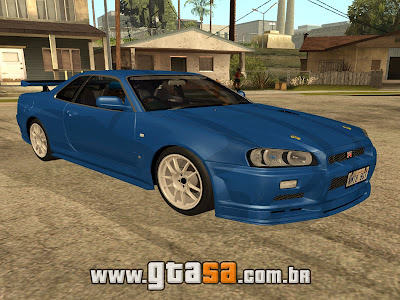 Nissan Skyline GT-R R34 M-spec Nur - Velozes & Furiosos 4 para GTA San Andreas