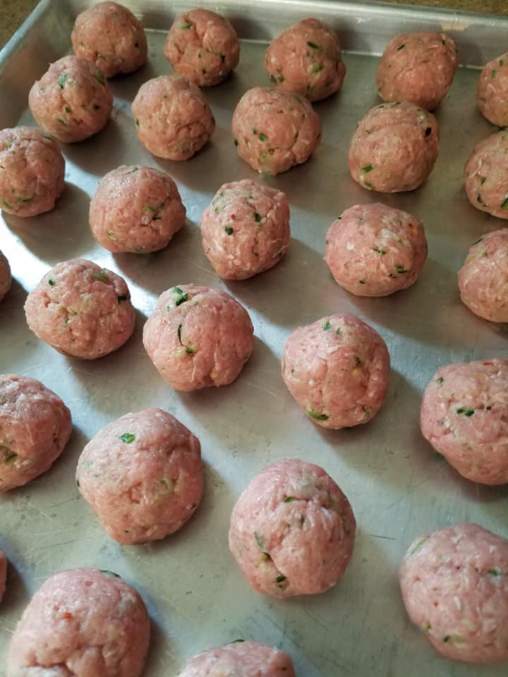 Pioneer Woman at Heart Turkey Zucchini Meatballs