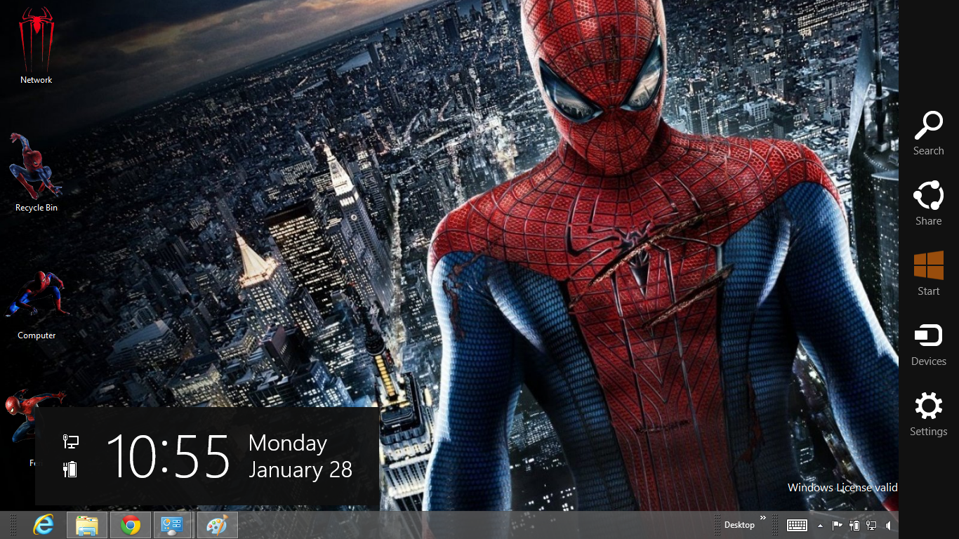 The Amazing Spider Man 4 Theme For Windows 8 | Ouo Themes