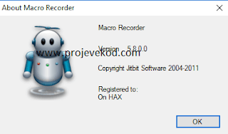 Klavye ve mouse hareketlerini kaydedip tekrar tekrar çalıştıran program macro recorder  ücretsiz serial numarası ile indir