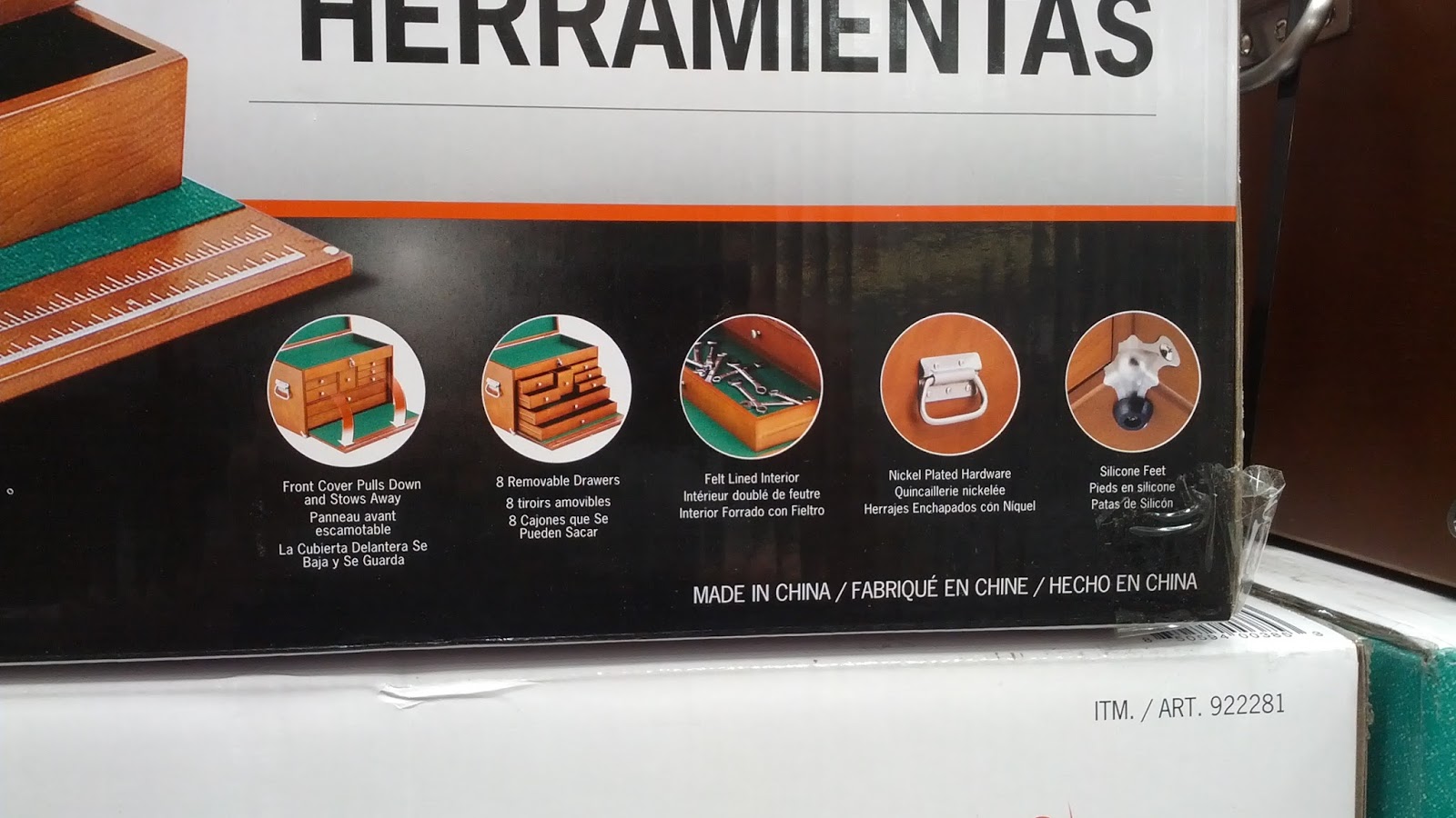 Trinity wood tool box Clearance