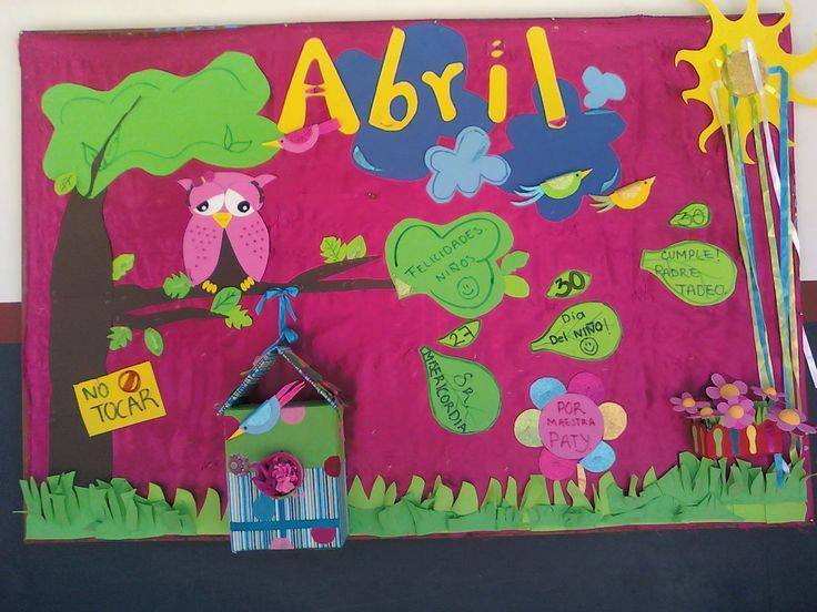 15 IDEAS PARA HACER UN PERIÓDICO MURAL MES DE ABRIL ÚTIL PARA