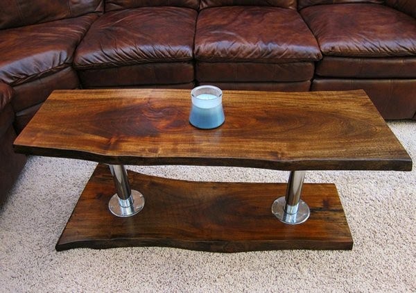 Interesting examples for modern solid wood table