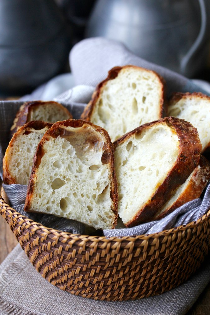 Dill and White Cheddar Sourdough Bread Karen's Kitchen Stories