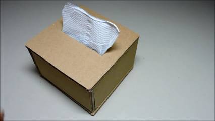 30 Menit Saja Cara Membuat Kotak Tisu Dari Kardus Sepatu Beserta Gambarnya Kreator Kerajinan