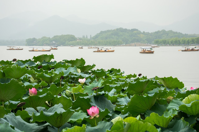čína, cestování, info o číně, Hangzhou, jezero