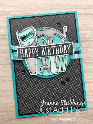 Jo's Stamping Spot - Just Add Ink Challenge #417 using Nailed It bundle by Stampin' Up!