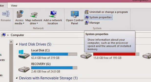 system properties in windows system properties in windows