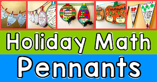 Holiday Math Pennants
