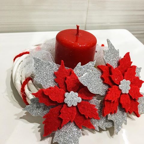 Vídeo tutorial para aprender cómo hacer flores navideñas con foami ~  