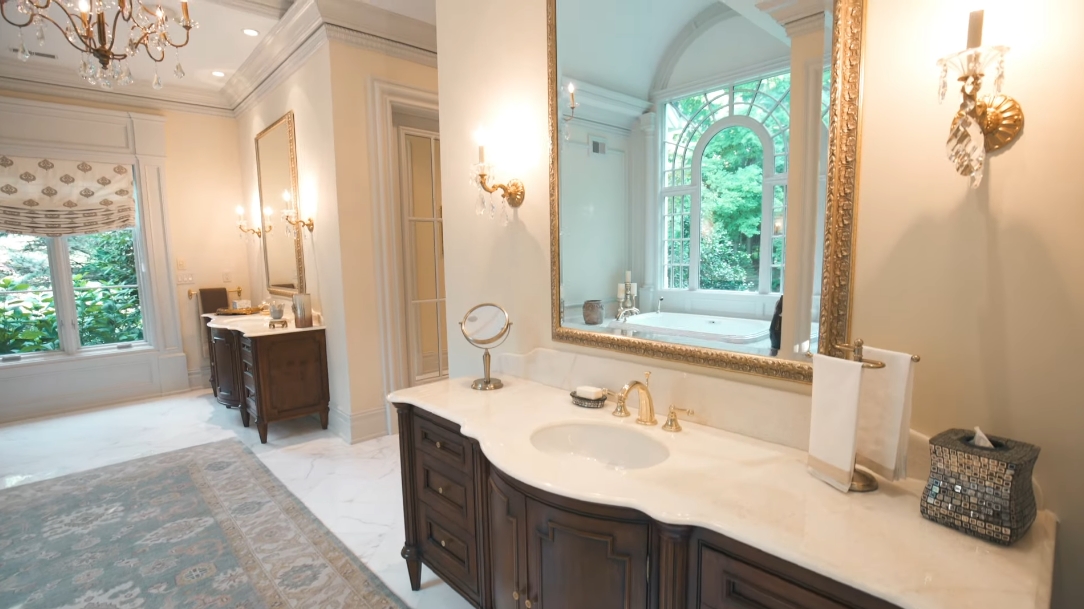 56 Interior Design Photos vs. 1 Alford Dr, Saddle River, NJ Luxury Mansion Tour