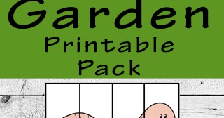 Kindergarten Worksheets and Games: FREE Garden Worksheets for Kids