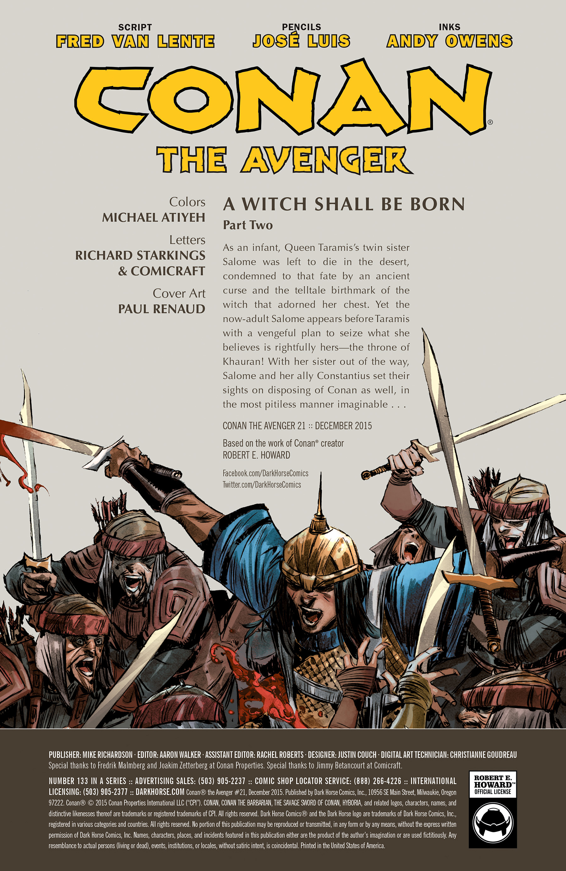 Read online Conan the Avenger comic -  Issue #21 - 2