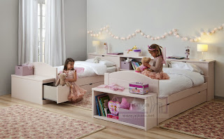 Dormitorios juveniles rosas