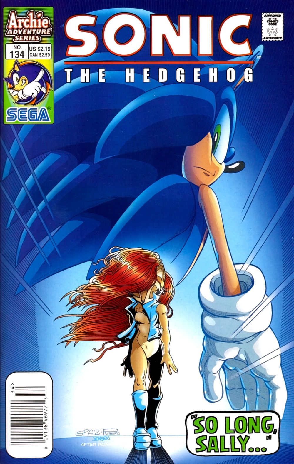 Read online Sonic The Hedgehog comic -  Issue #134 - 1