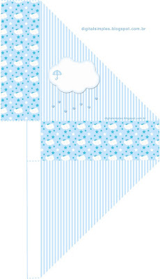 Lluvia de Bendiciones con Estrellas en Celeste: Invitaciones para Imprimir Gratis e Imprimibles para Fiestas. Lluvia de Bendiciones con Estrellas en Celeste: Invitaciones para Imprimir Gratis e Imprimibles para Fiestas.
