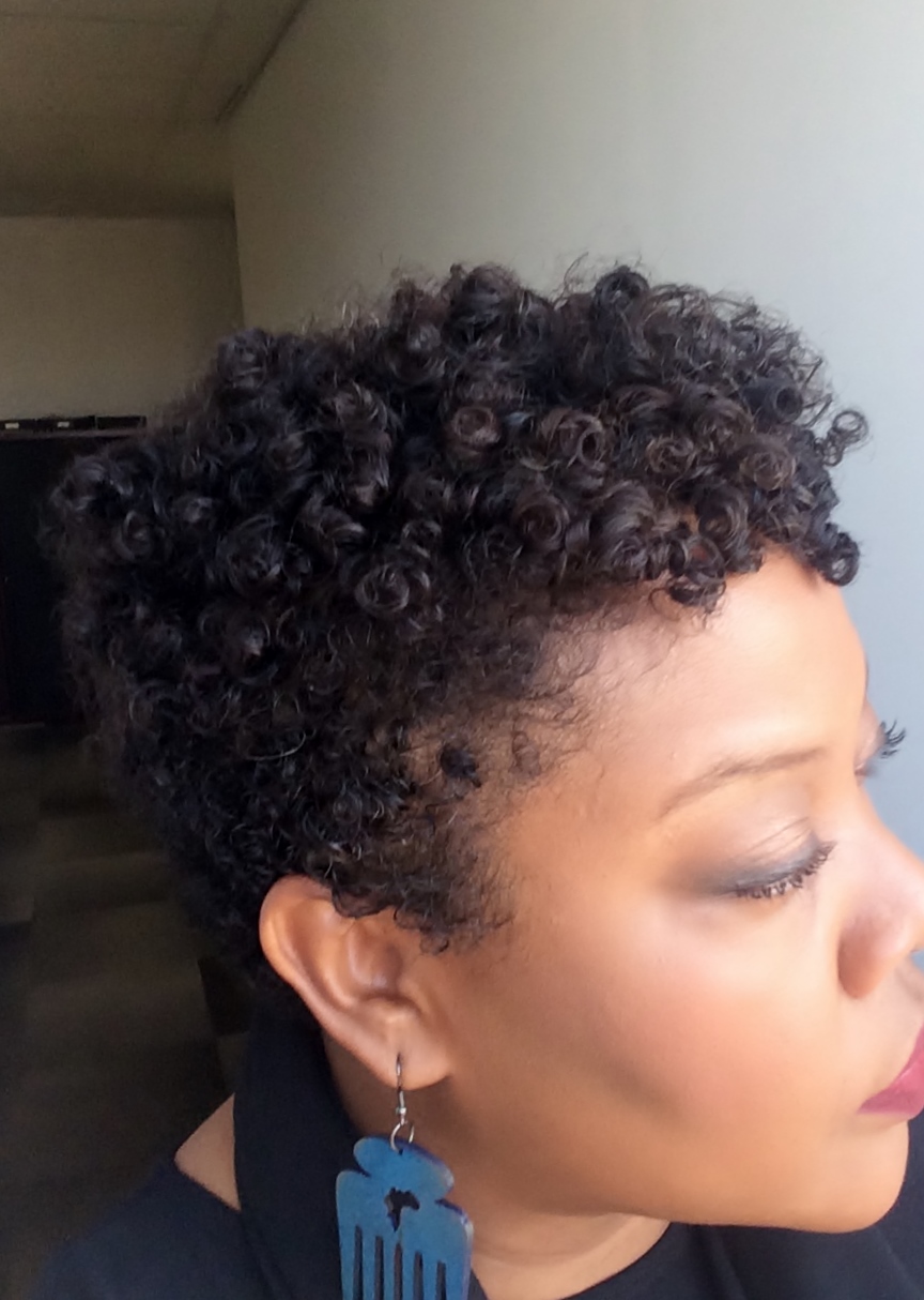 Styling Natural Short Hair Flexi Rod Set