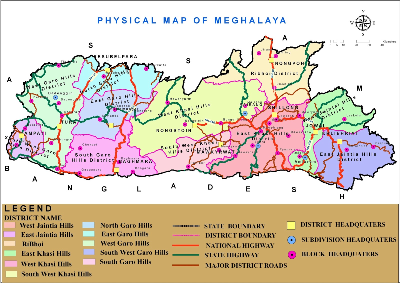 South West Garo Hills Ampati TOPOGRAPHY OF AMPATI south-west-garo-hills-ampati-topography-of-ampati