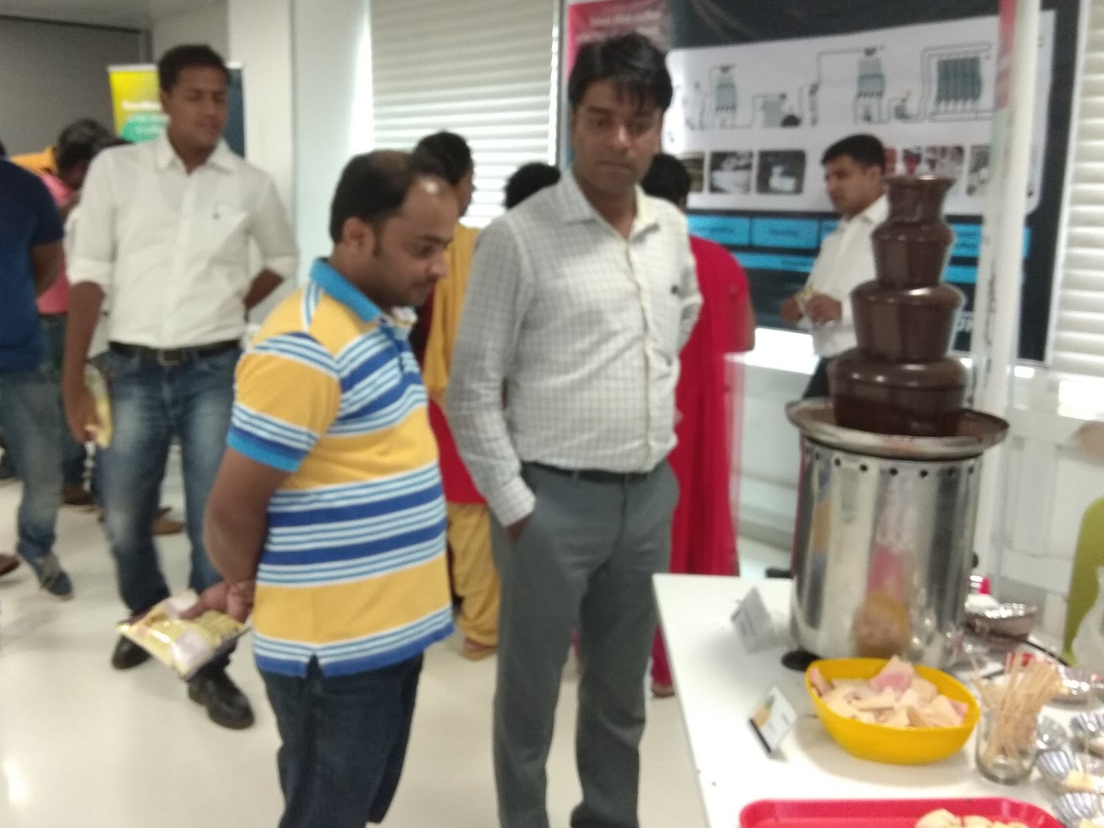 Chocolate fountain rental Bangalore Chocolate fountain at Corporate