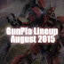 GunPla Lineup August 2015