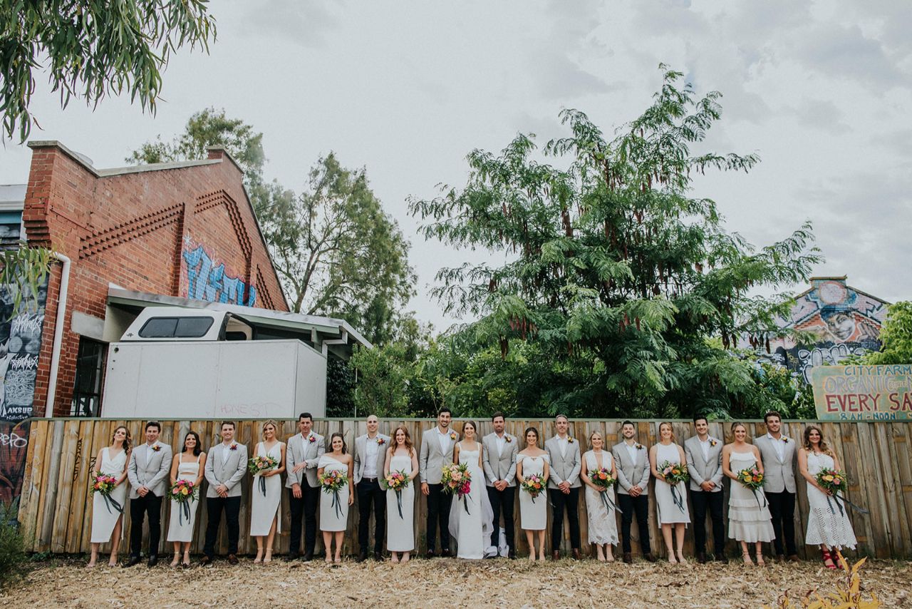 to the aisle australia | marc and gabi perth city farm wedding kate drennan photography perth real wedding australian bridal florals cake celebrant venue