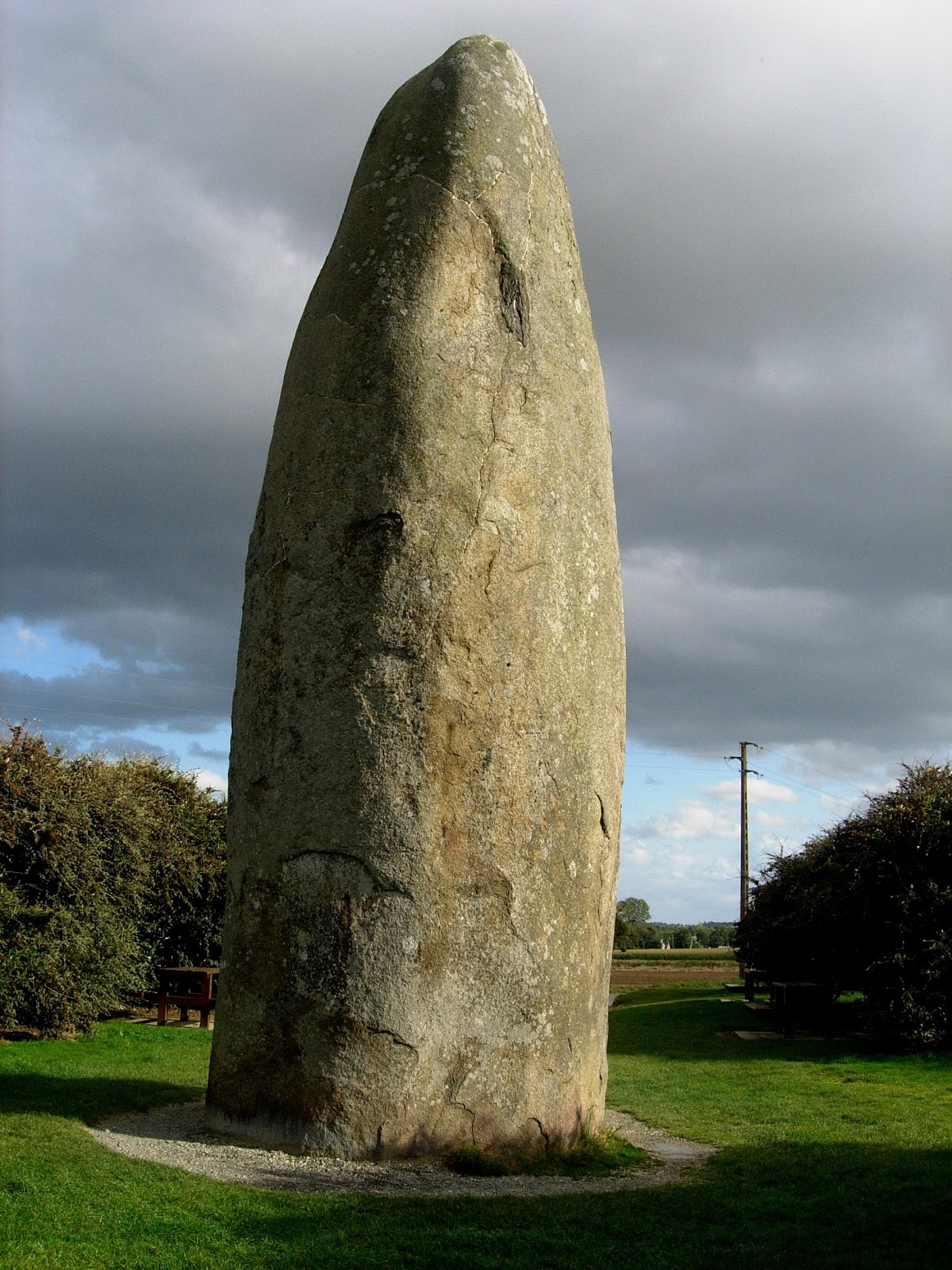 Patrimonio de mi Humanidad: Bretagne. Le Menhir du Champ Dolent