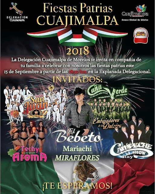 fiestas patrias cuajimalpa 2018