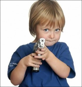 Child with pistol