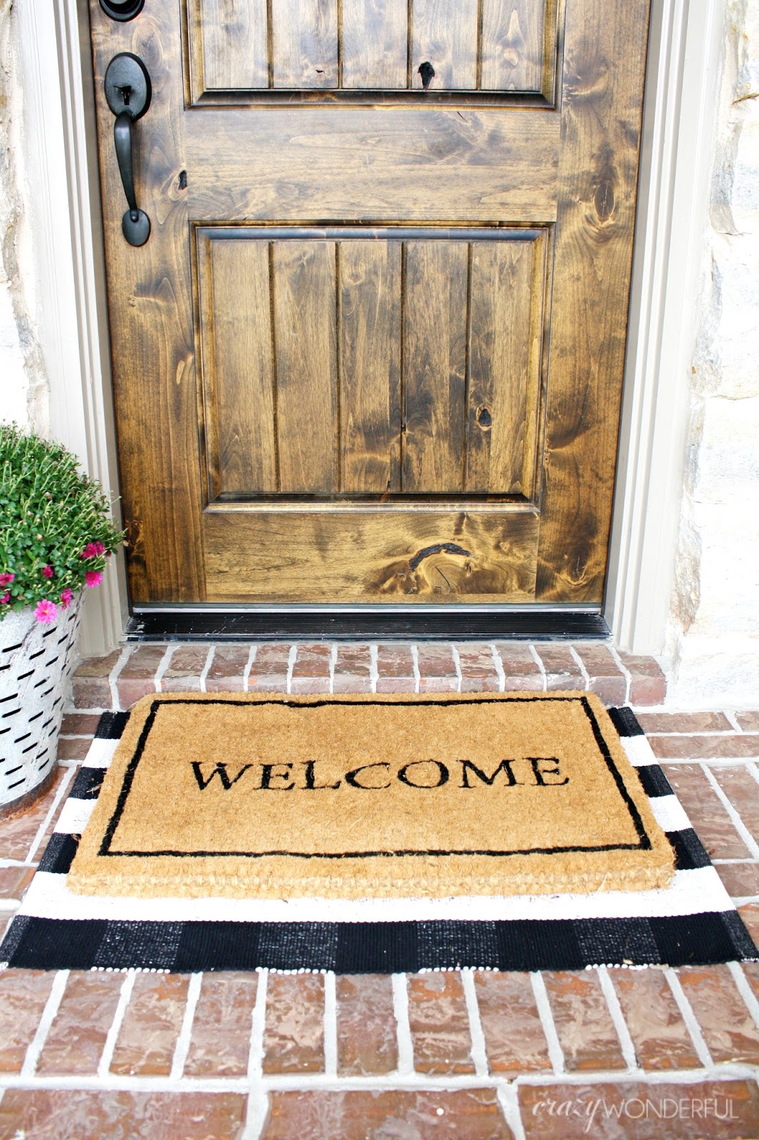 layered door mats Crazy Wonderful