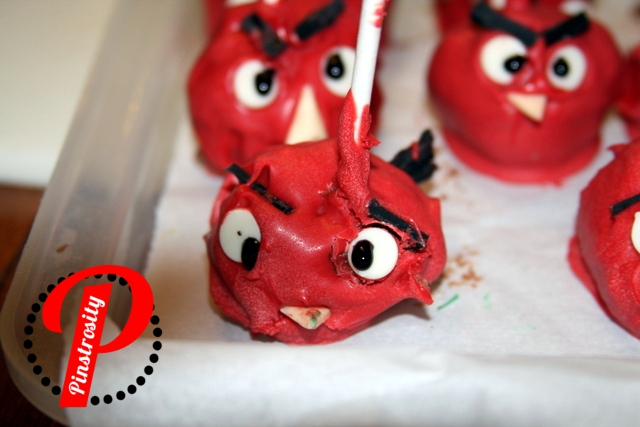 kop Meer dan wat dan ook baard Pinstrosity: Angry Bird Cake Pop Poops
