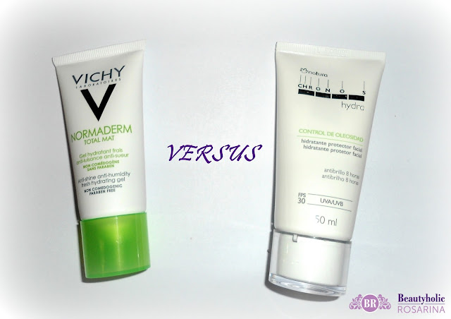 Duelo de hidratantes para piel grasa: Vichy vs. Natura