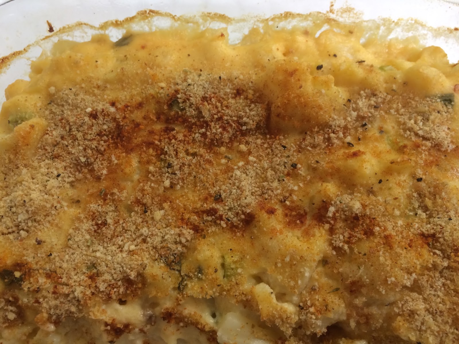 Cooking with Barry & Meta Cheesy Cauliflower Casserole make ahead a