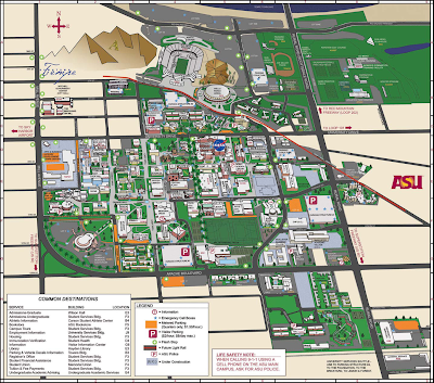 ASU Tempe Campus Map
