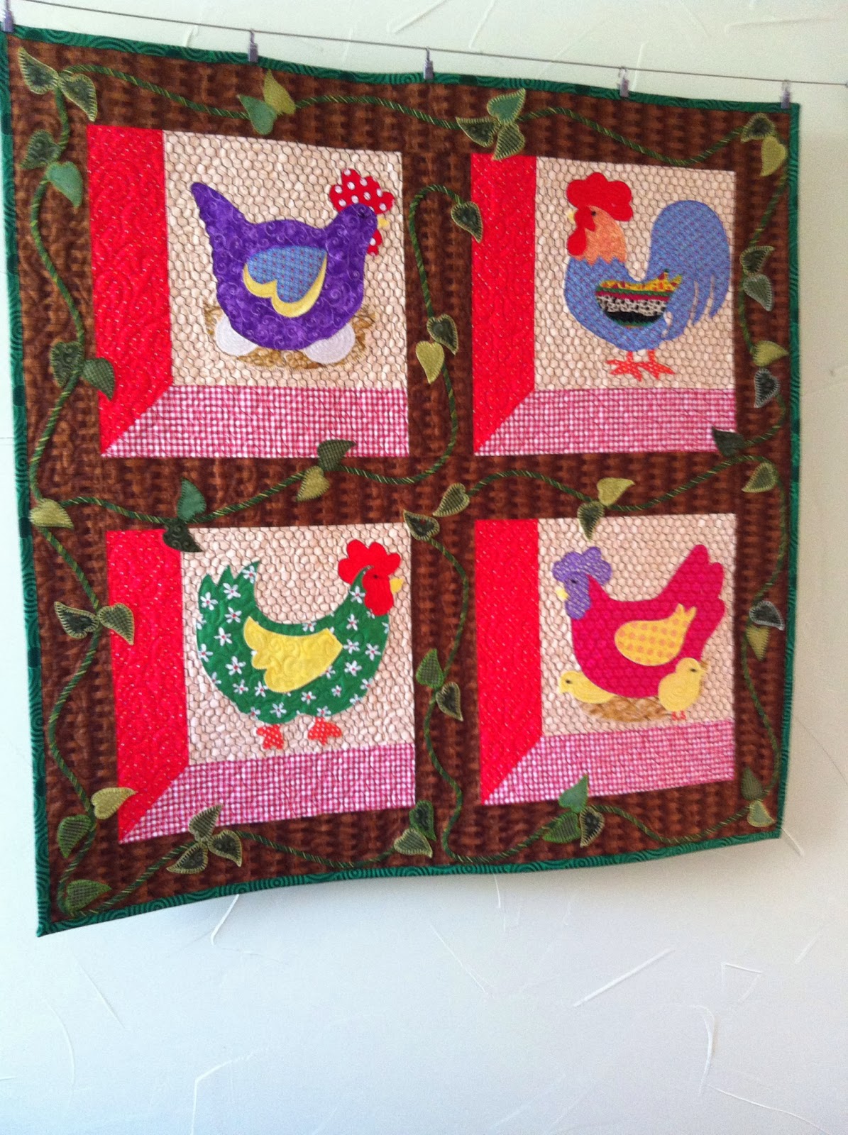 Ramblings of a quilter Chicken Quilt Finished