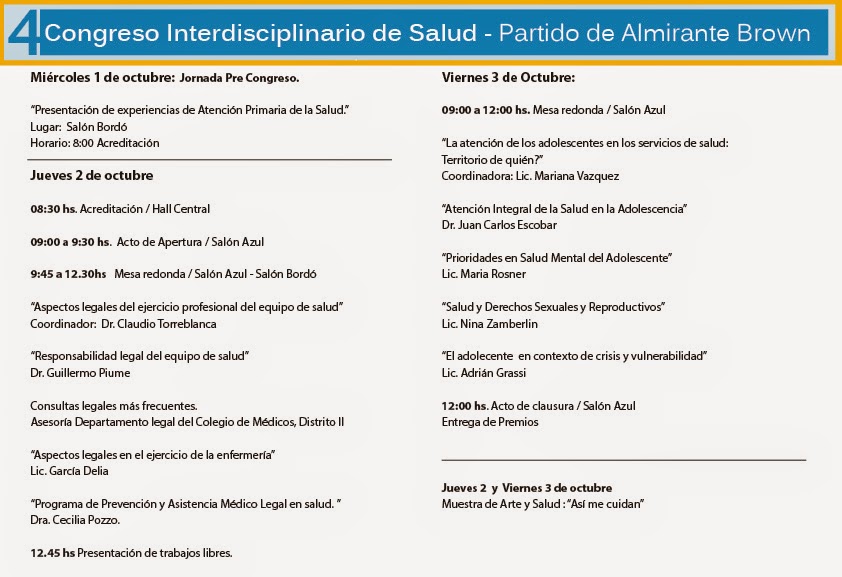 Congreso de Salud de Almirante Brown